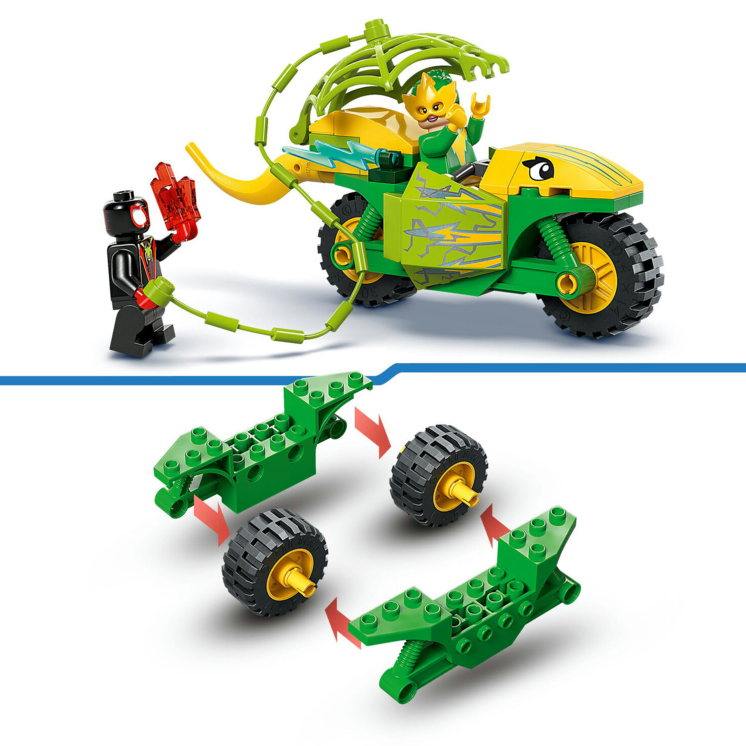 LEGO® Marvel 11198 Spin und Electro in ihren Dino-Flitzern ab 4 Jahren