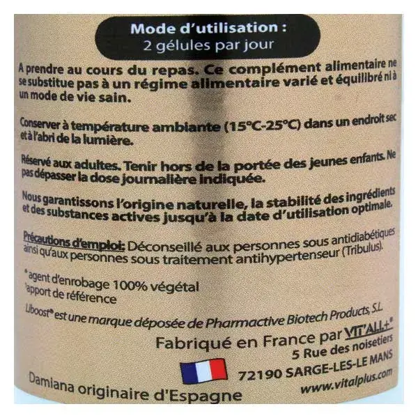 Vit'all+ Performen 60 gélules végétales