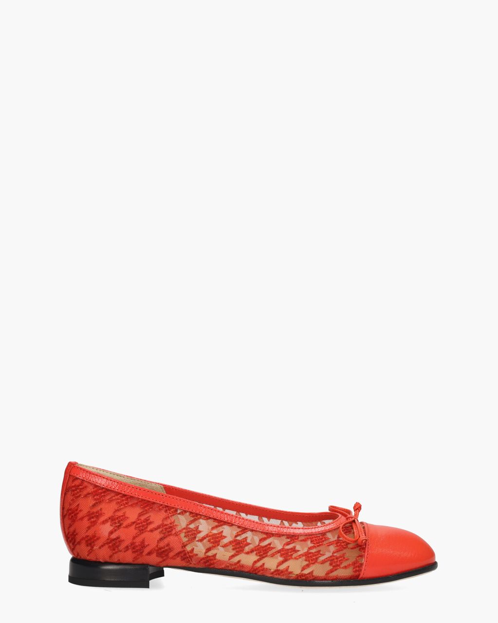 Brunate 11868 Rood Damesballerina's