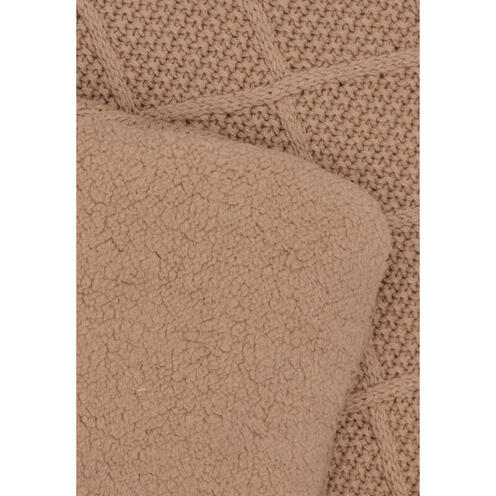 Tapis de parc 75x95cm Check knit - Biscuit - JOLLEIN