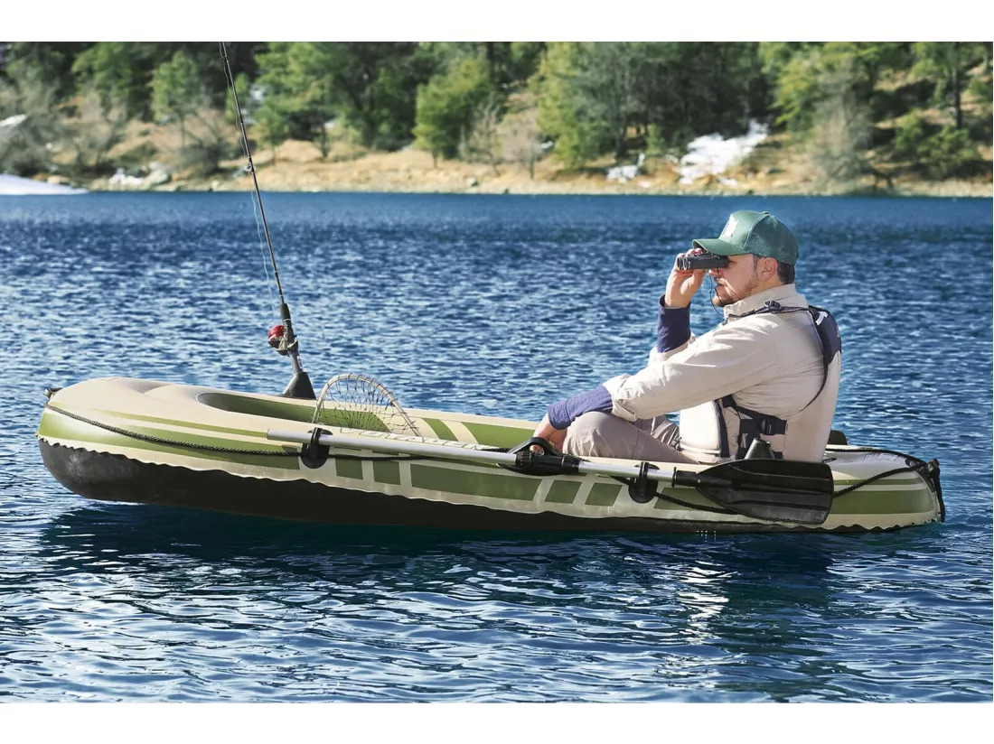 Bateau Gonflable Bestway Hydro-Force Voyager 300 243x102x31 cm 2 Personnes Pagaies