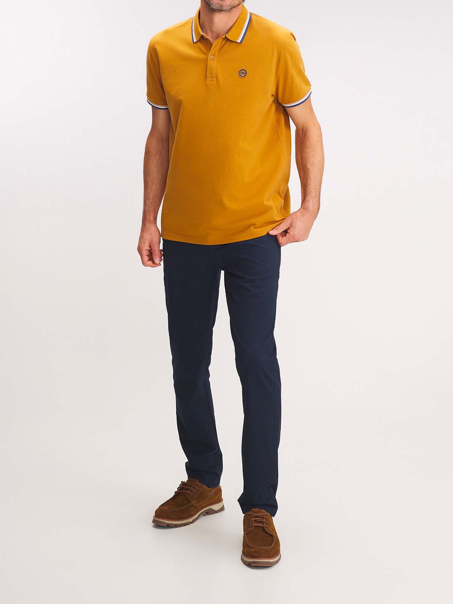 Polo Homme Coton Biologique Jaune