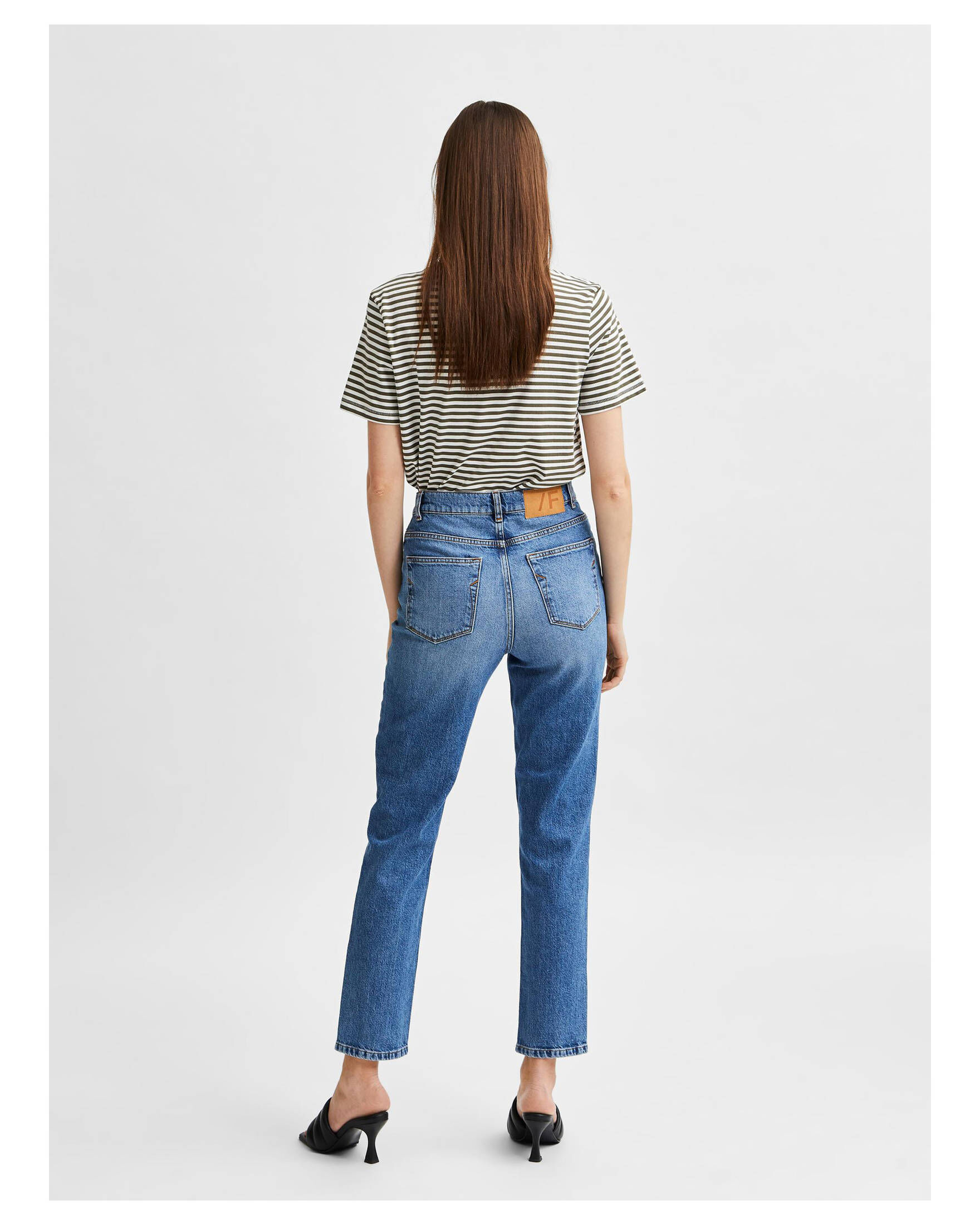 Selected Femme| Damen Jeans Slim Fit High Waist