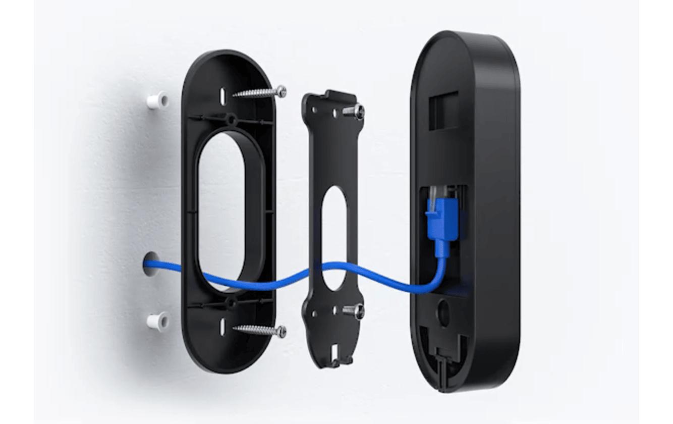 IP Türstation D340P 2K+<br>Smart 2K+ kabelgebundene PoE Video-Türklingel mit Chime