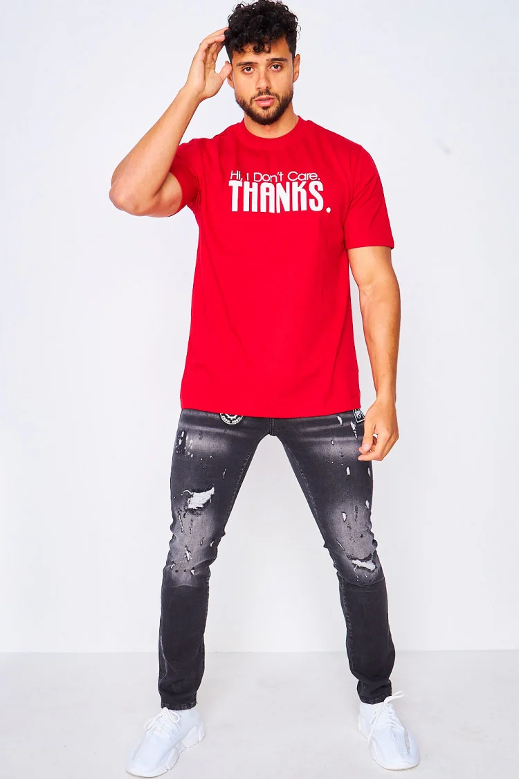 T-shirt rouge 