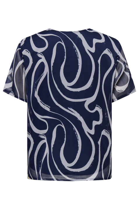 Jacqueline de Yong blauwe dames blouse