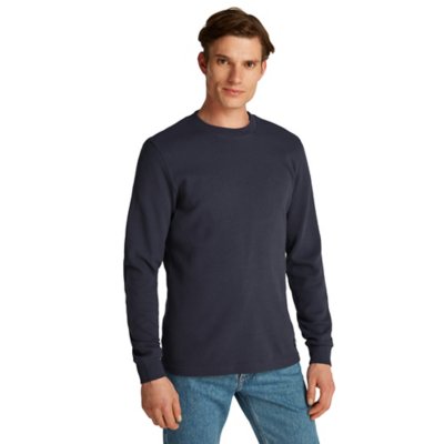 Tee-shirt à manches longues homme Woven Label Waffle CALVIN KLEIN