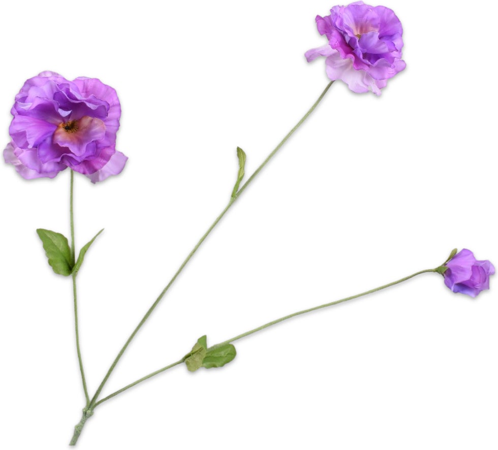 Silk-Ka kunstbloem Viooltje paars 66 cm