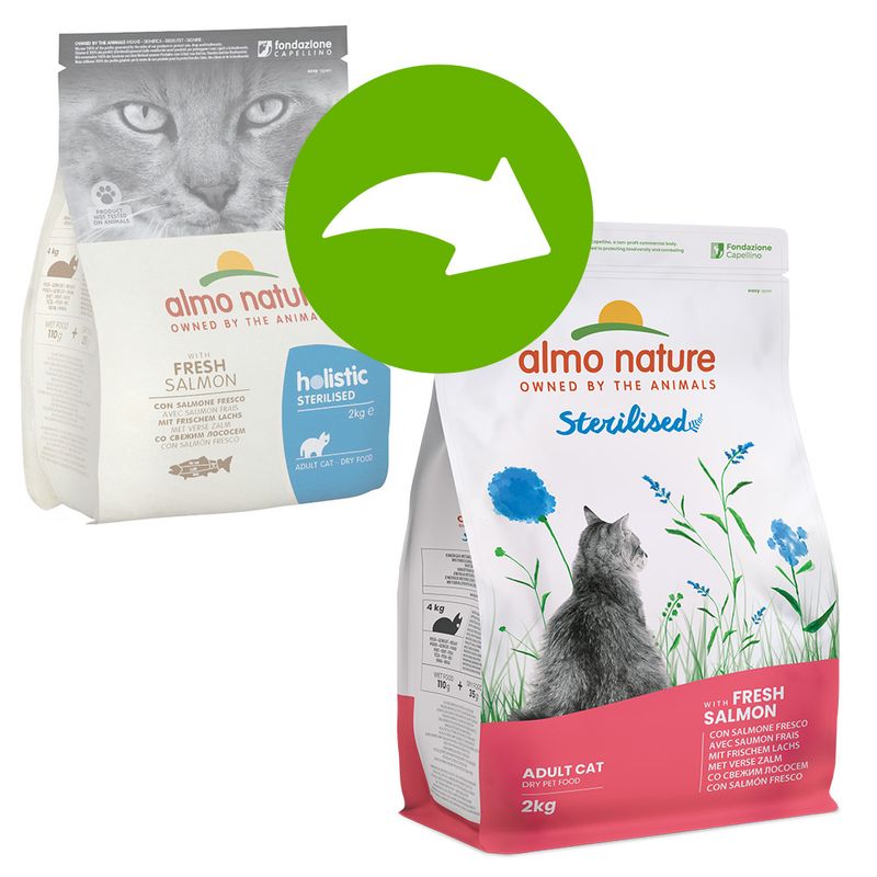 Almo Nature Holistic Sterilised saumon, riz