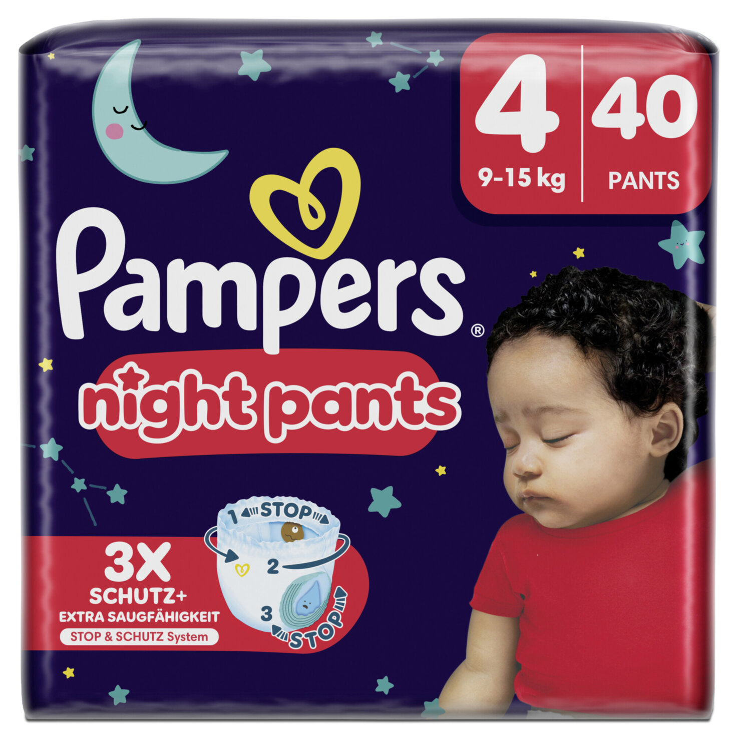 Pampers Windeln Night Pants Gr. 4 40 Winden