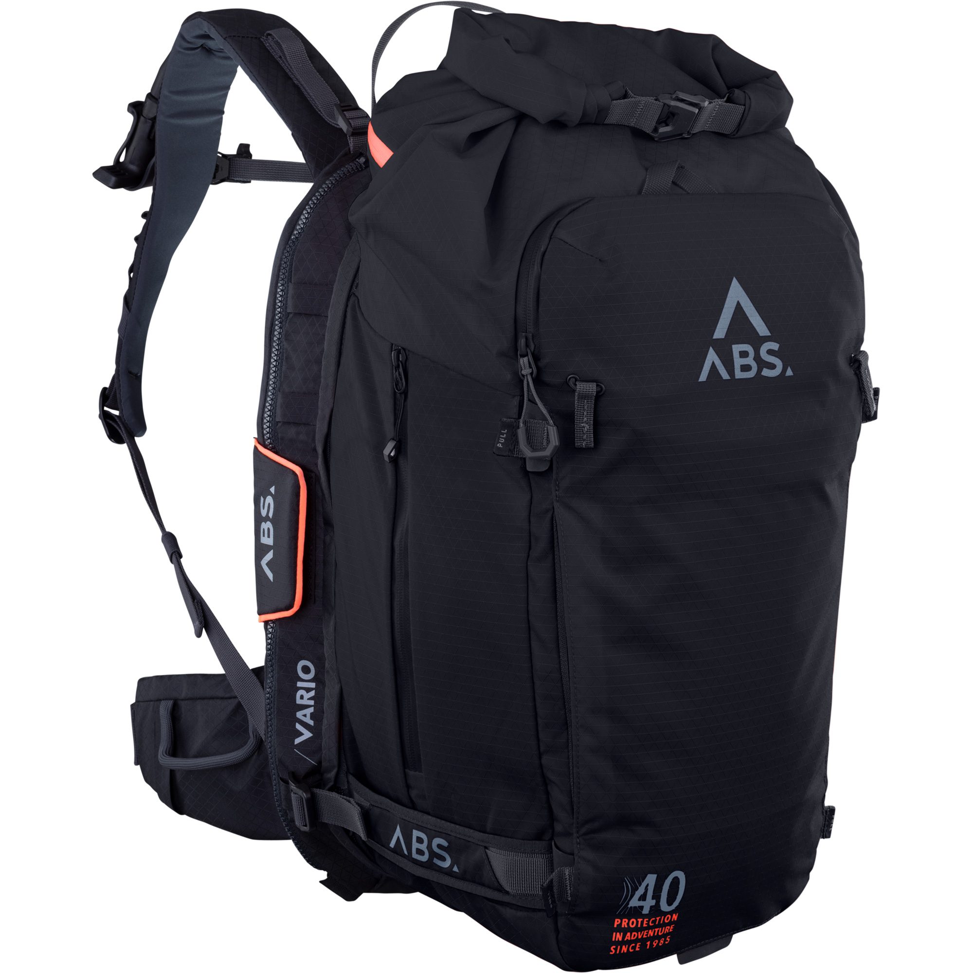 ABS VARIO Set Easy.Tech 40L L/XL Lawinenrucksack dark slate