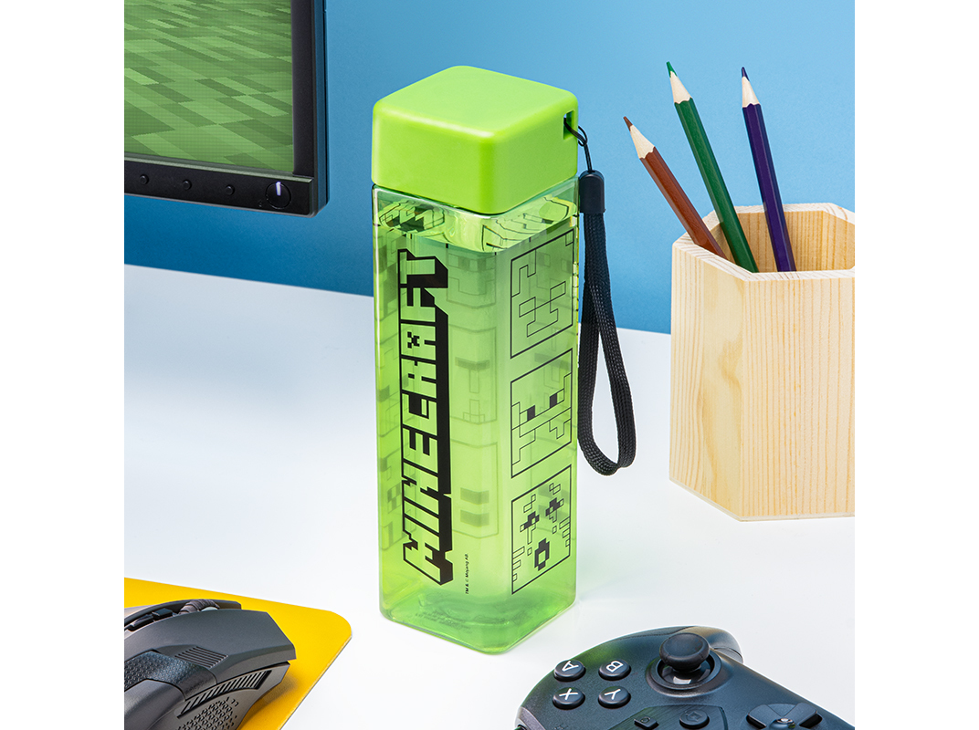 GARRAFA PLÁSTICO MINECRAFT