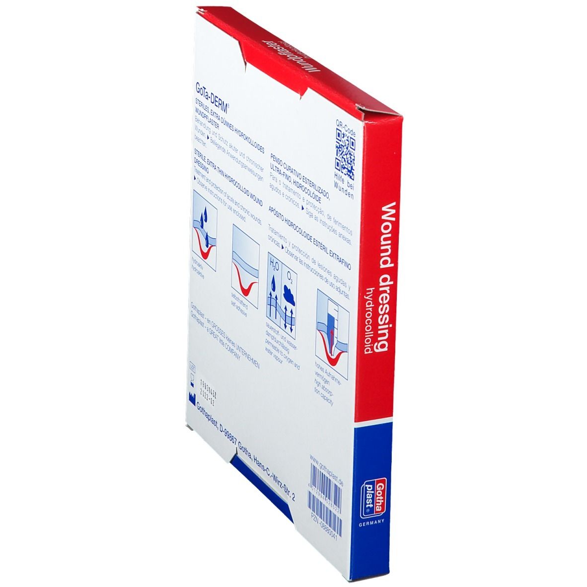 GoTa-DERM thin steril 10 cm x 10 cm