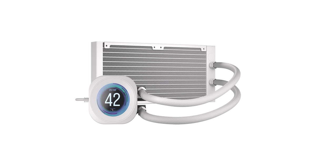 CorsairNAUTILUS 240 RS LCD CPU-vloeistofkoeler waterkoeling  (Wit)
