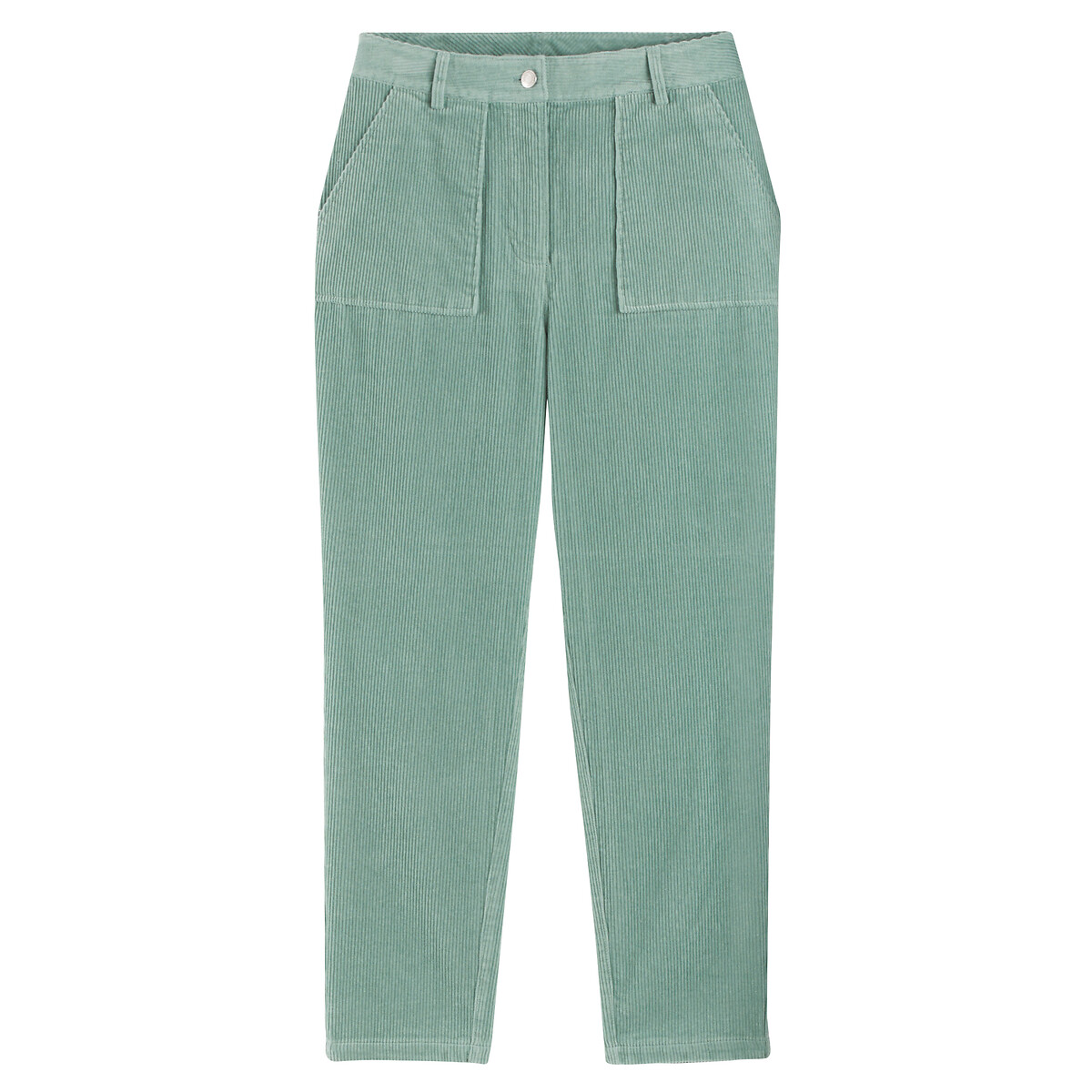COLEÇÕES LA REDOUTE<br>Calças justas de veludo cotelê