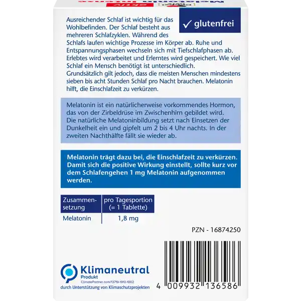 aktiv Melatonin Intense Mini-Tabletten