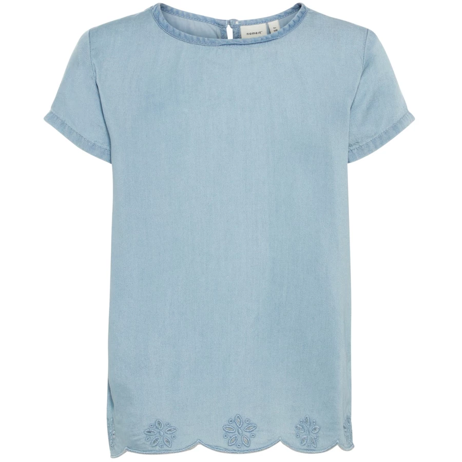 name it Girls T-Shirt Akkamma light blue denim