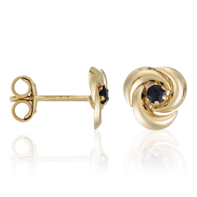 Boucles d'oreilles Or jaune  et pierres