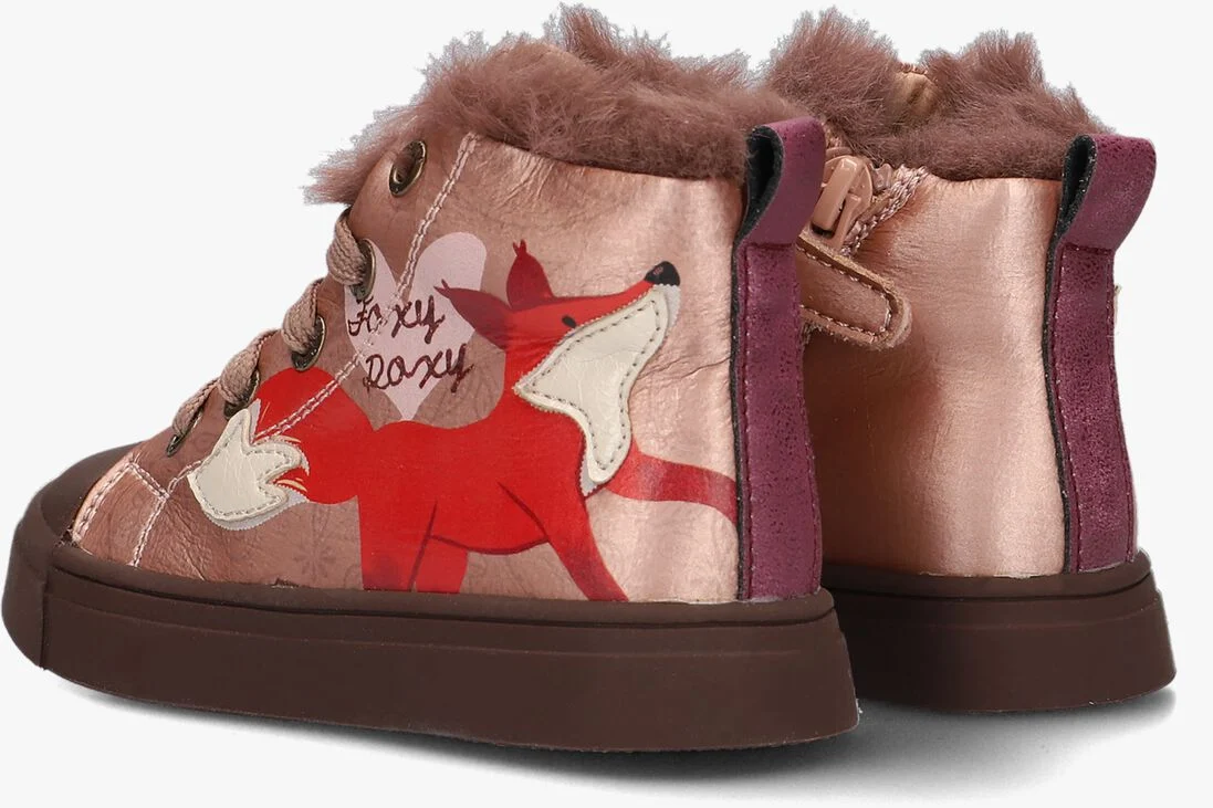 SHOESME roze shoesme hoge sneaker sh23w020