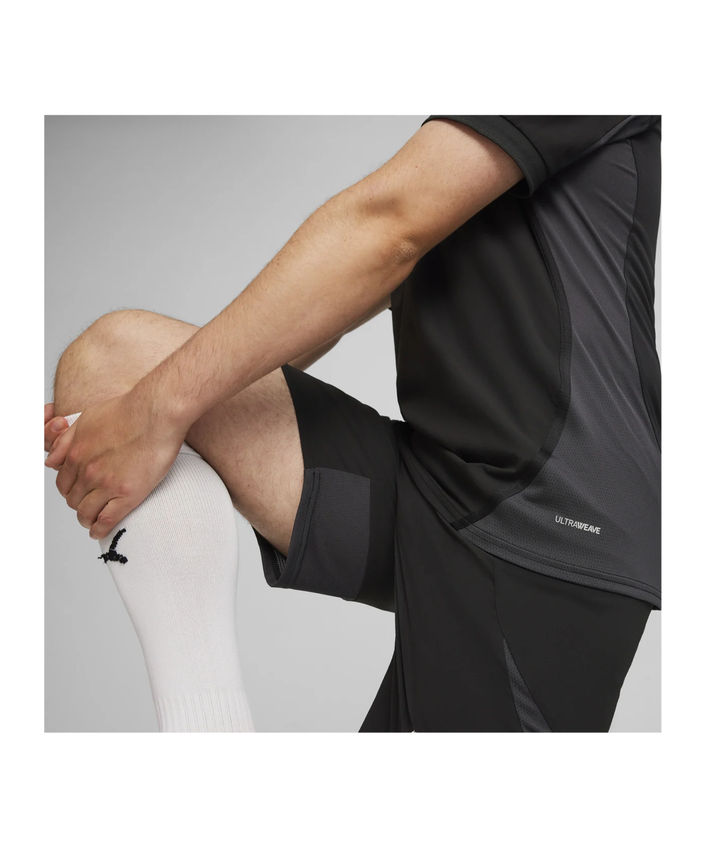 PUMA teamFINAL Trikot Schwarz Weiss Grau F03