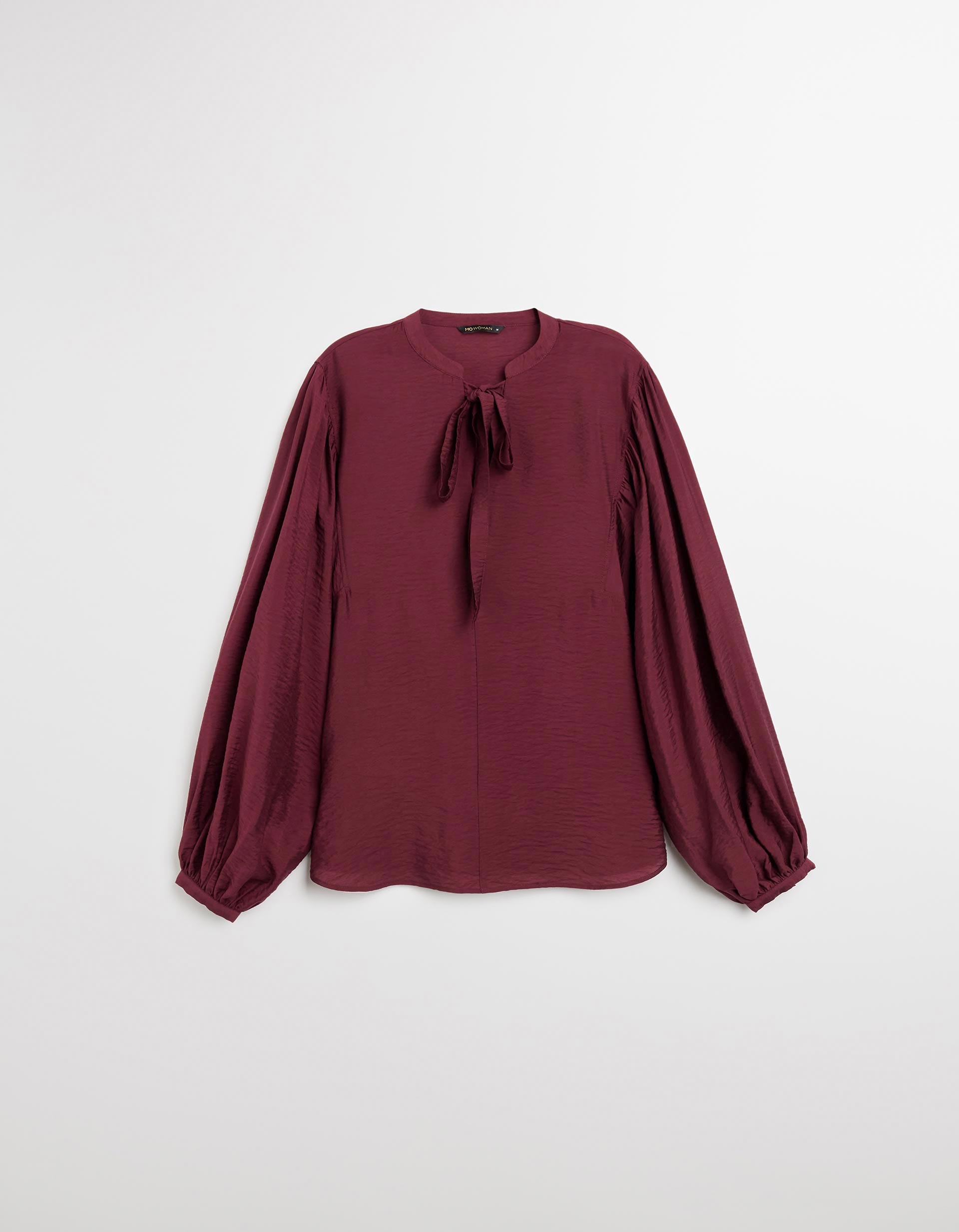 Blusa com Viscose, Mulher, Vermelho Escuro