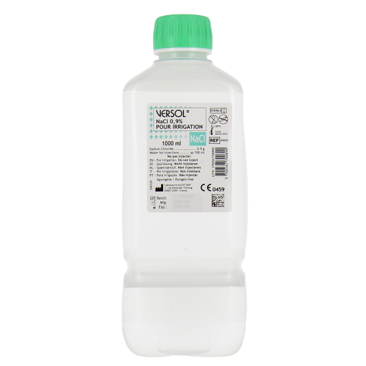 Versol 0.9% Solution pour Irrigation - Sérum physiologique bouteille