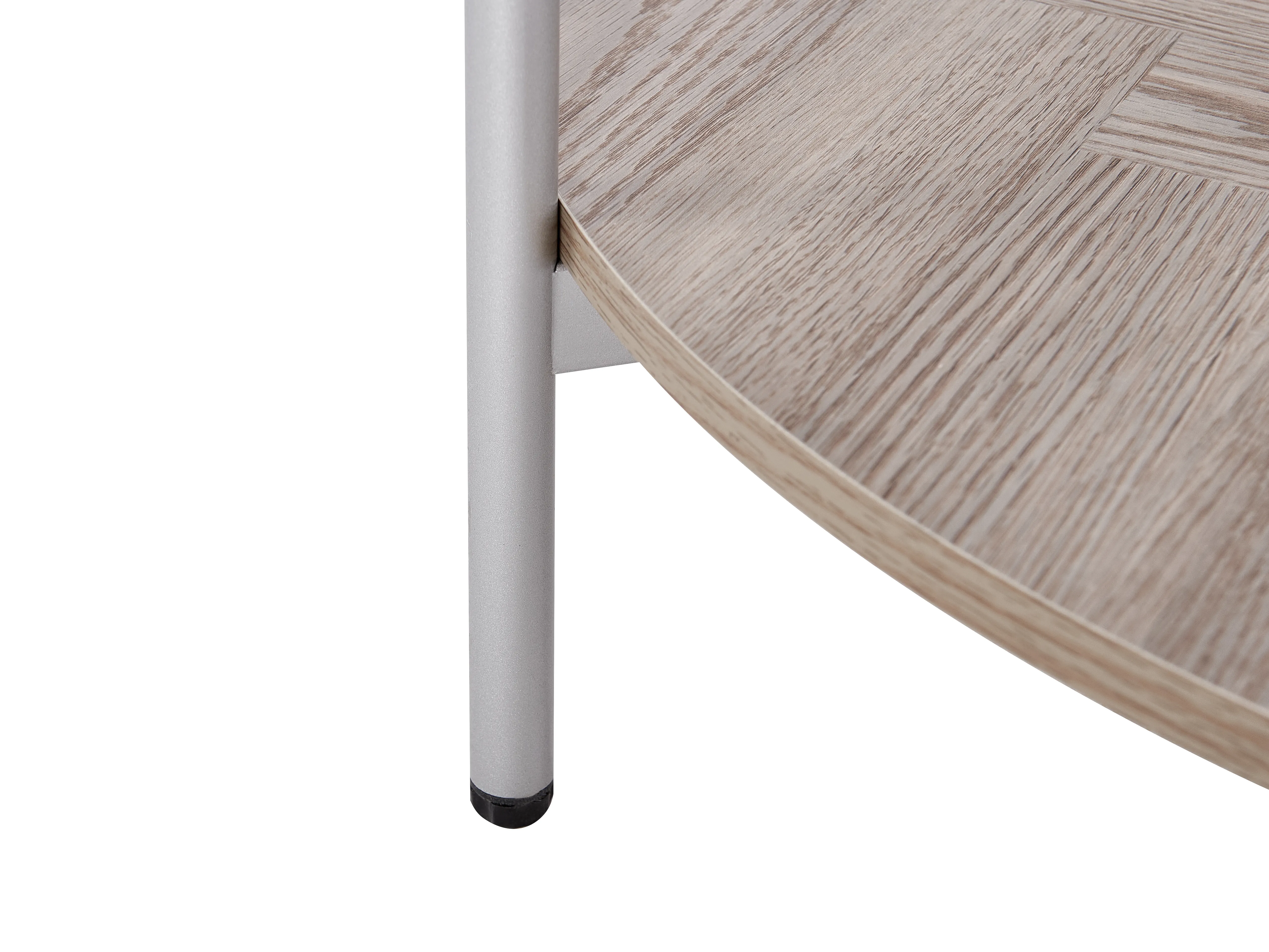 Salontafel LOVELL Veiligheidsglas Zilver