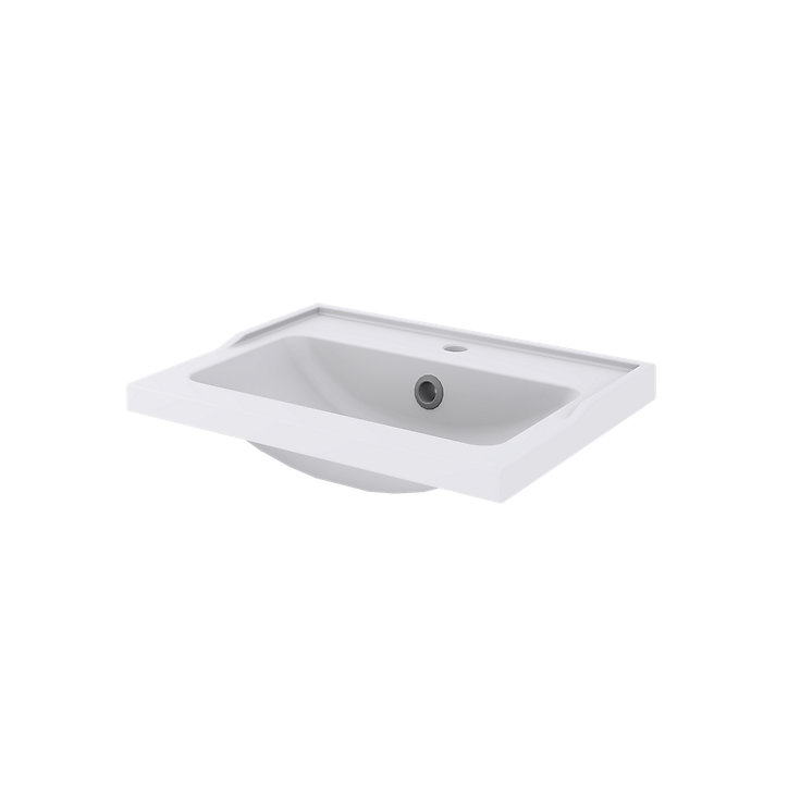 Plan vasque blanc GoodHome Lana 60 cm