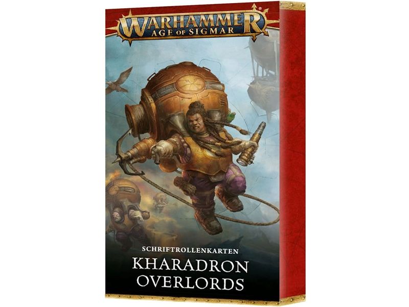 Games Workshop Datakarten Warhammer Age of Sigmar Kharadron Schriftrollenkarten: Kharadron Overlords (Deutsch)