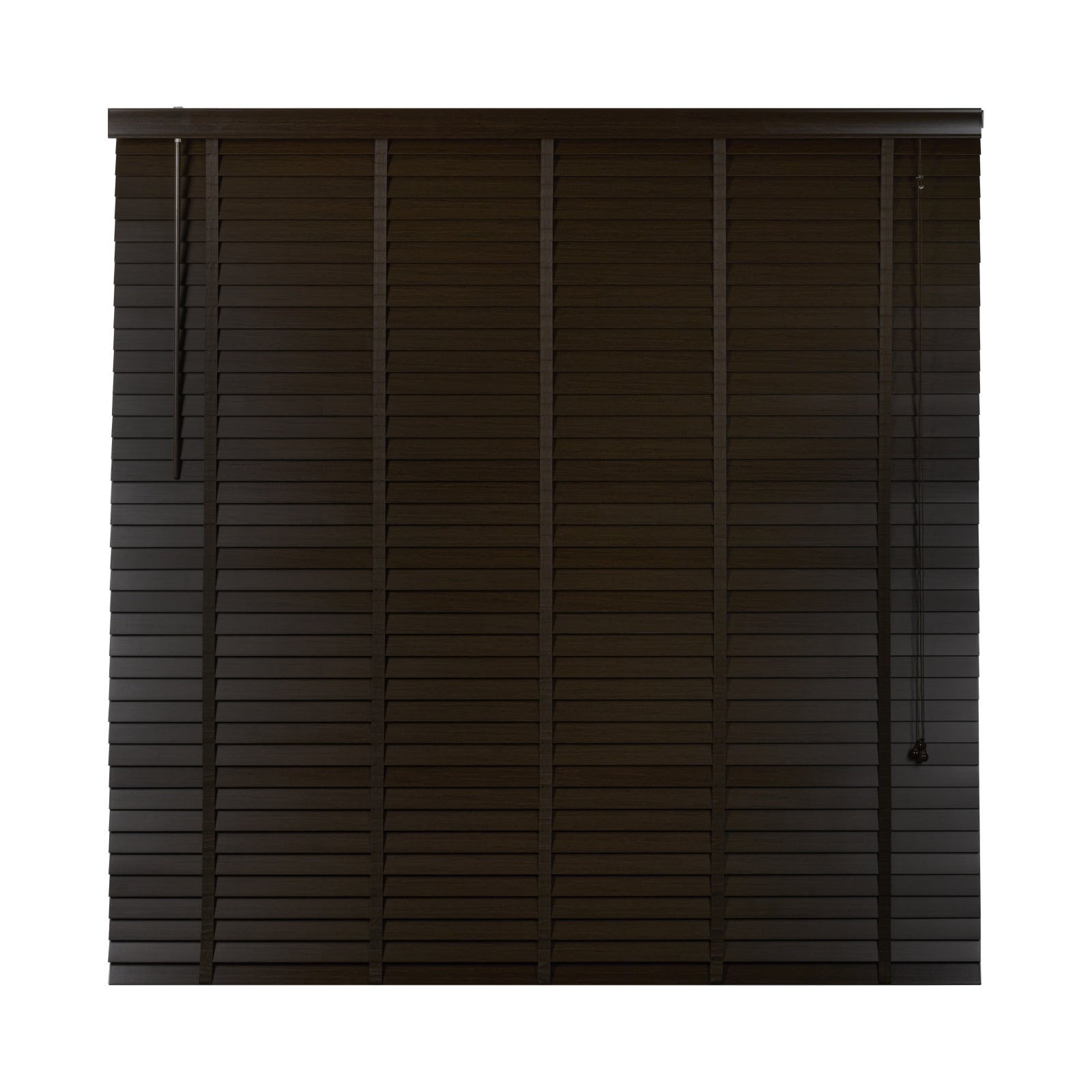 Jaloezie Hout Bruin - Hout - 160x180x5cm (BxHxD)