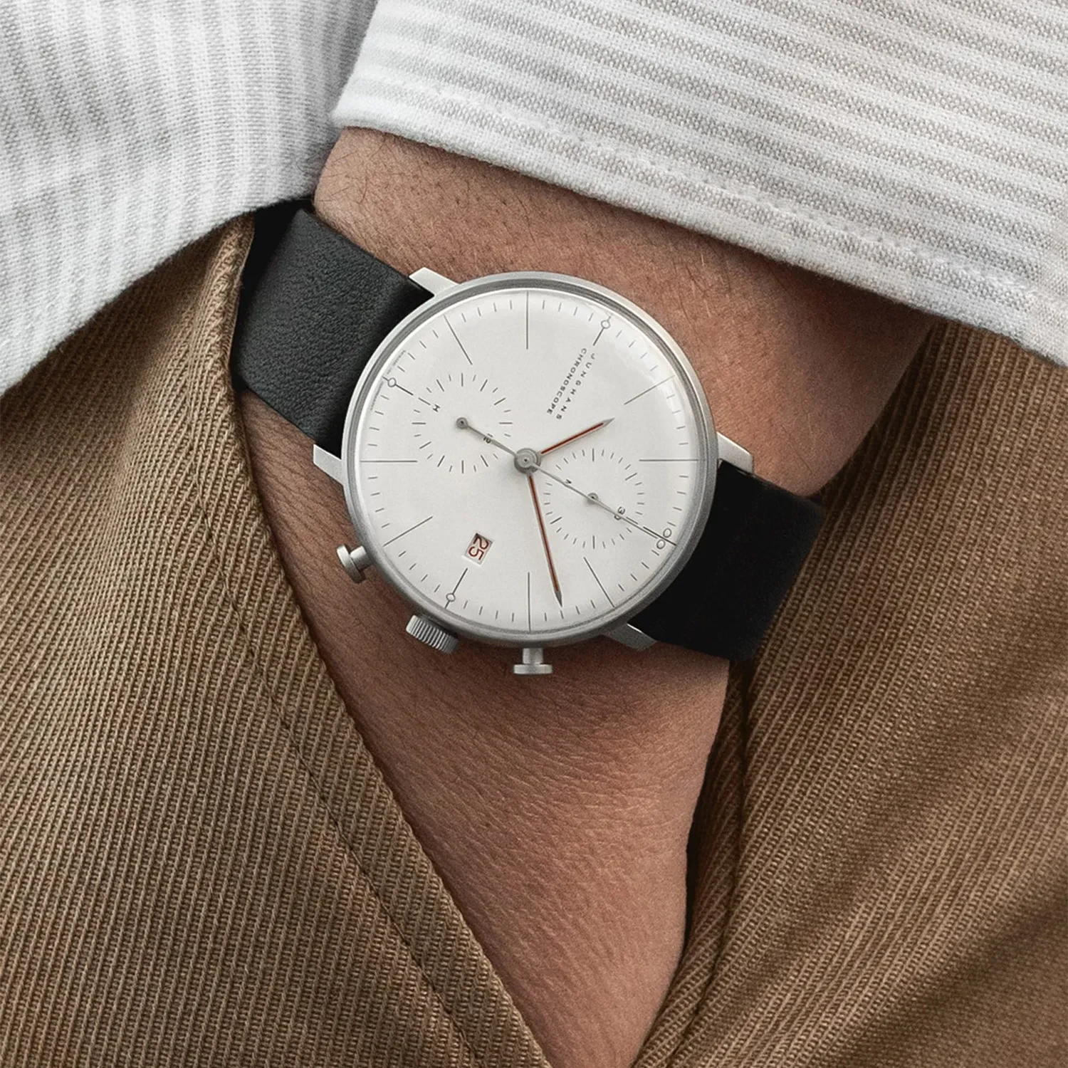 Junghans Max Bill Chronoscope Automatic Bauhaus 27/4303.02