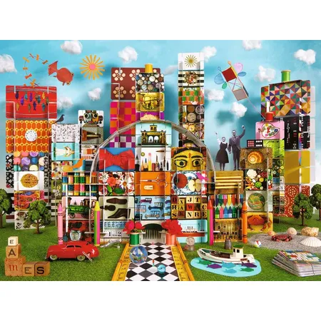 Ravensburger Puzzle - Eames House of Cards Fantasy, 1500 Teile