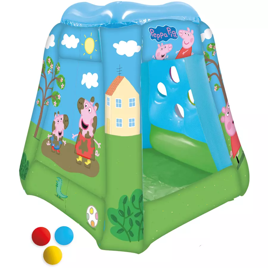 John® Aufblasbares Bällebad Peppa Pig - mit 20 PE Bällen
