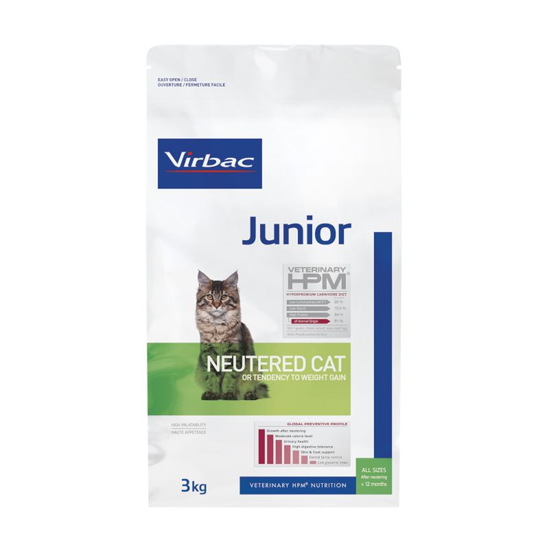 Virbac Veterinary HPM Cat Junior Neutered pour chaton
