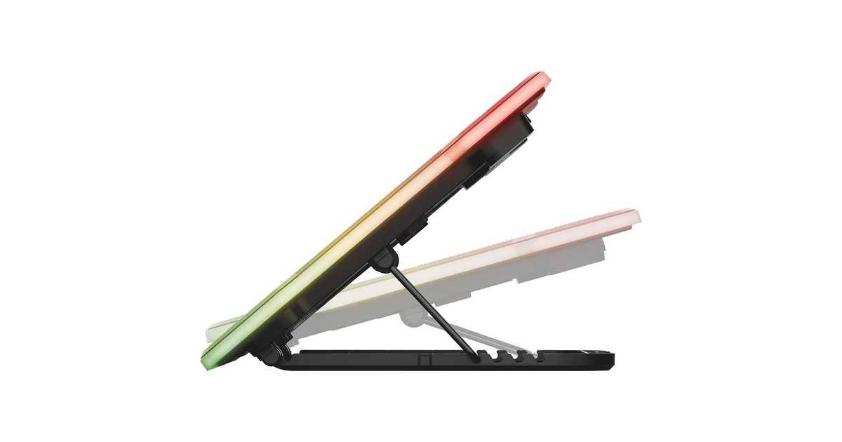 TrustGXT 1126 Aura laptopkoeler  (Zwart, RGB)