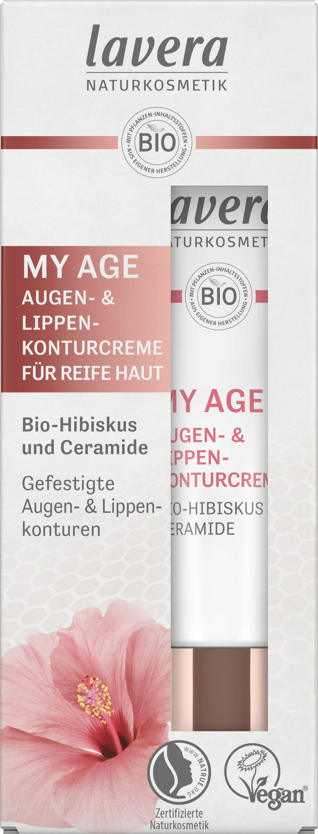 lavera  My Age Augen- & Lippenkonturcreme, 15 ml