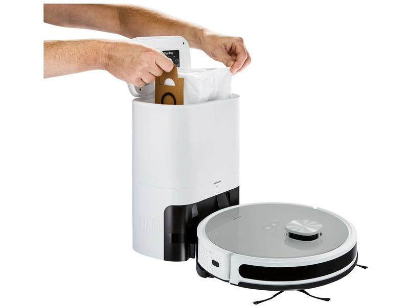 Medion Saug- und Wischroboter X21 mit Absaugstation Saugroboter mit Wischfunktion