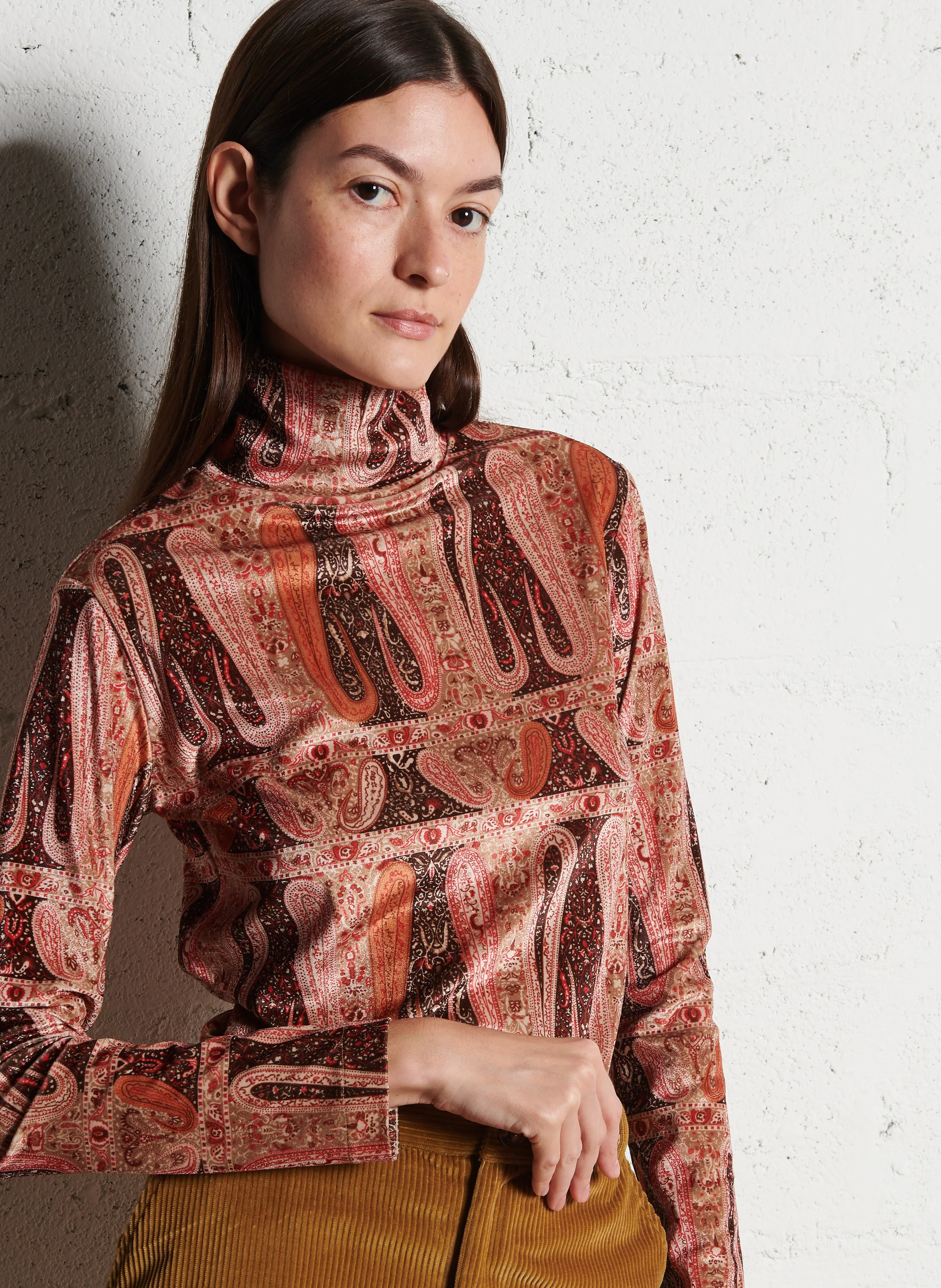 PIO - Sous-pull droit imprimé | Rouge