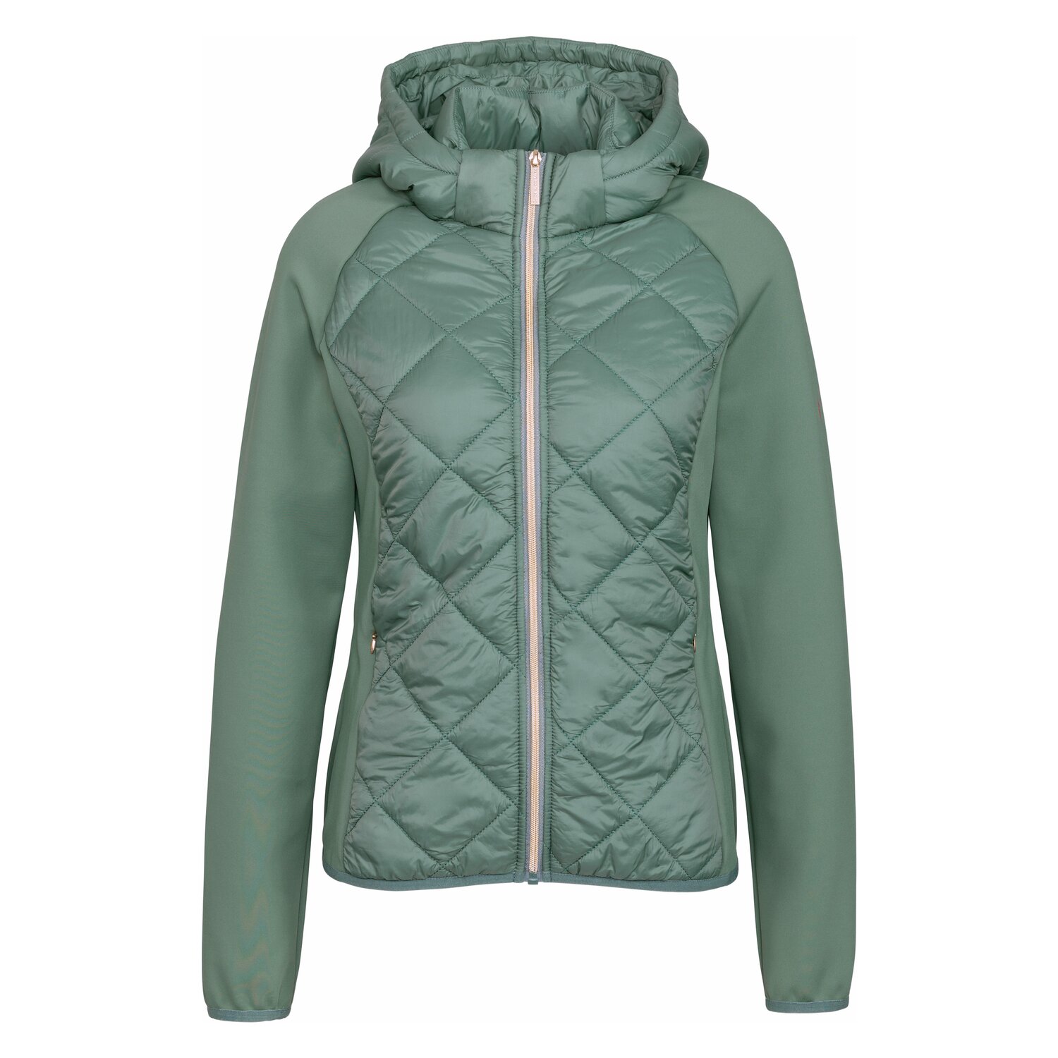 Cheval de Luxe Materialmix-Jacke Chartres - dark sage