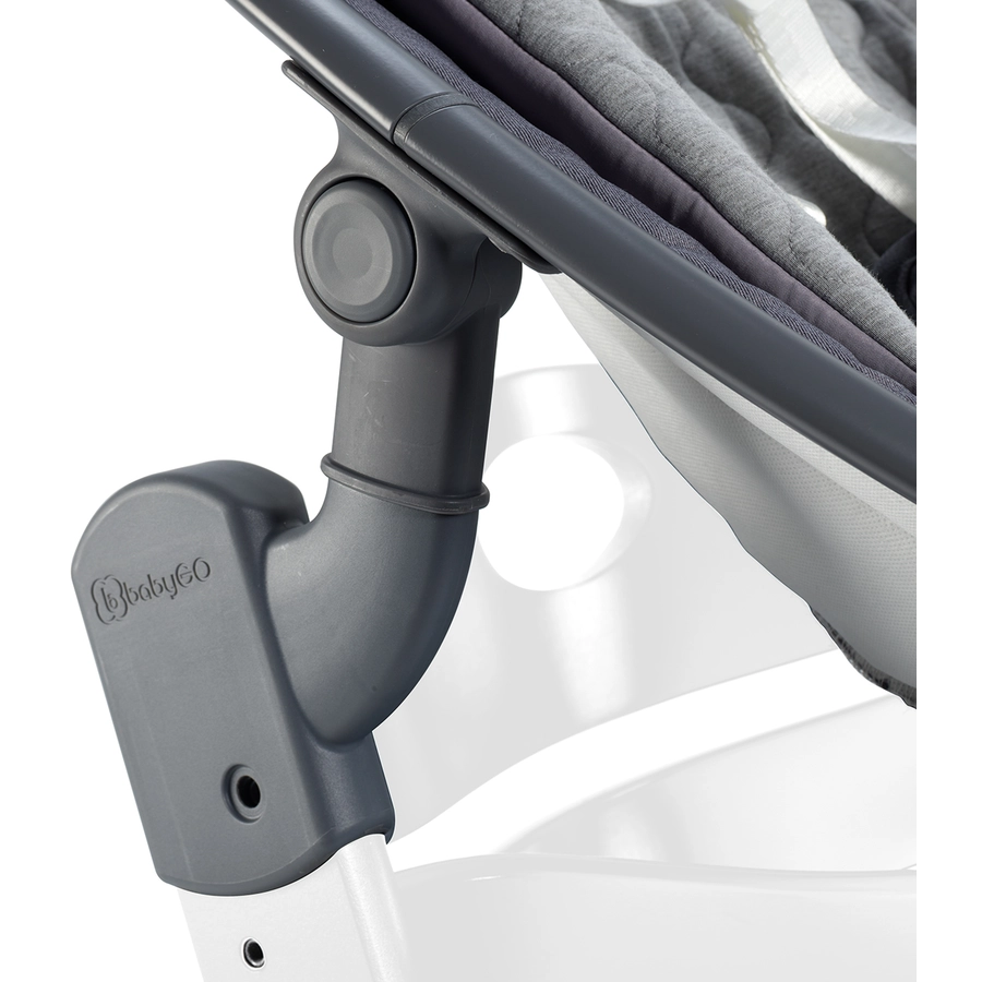 babyGO Hochhstuhl-Set Newborn Family White  Grey