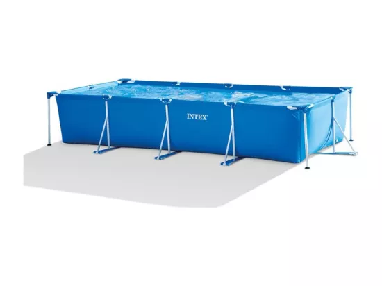 Piscine hors sol rectangulaire 450x220x84 cm avec pompe