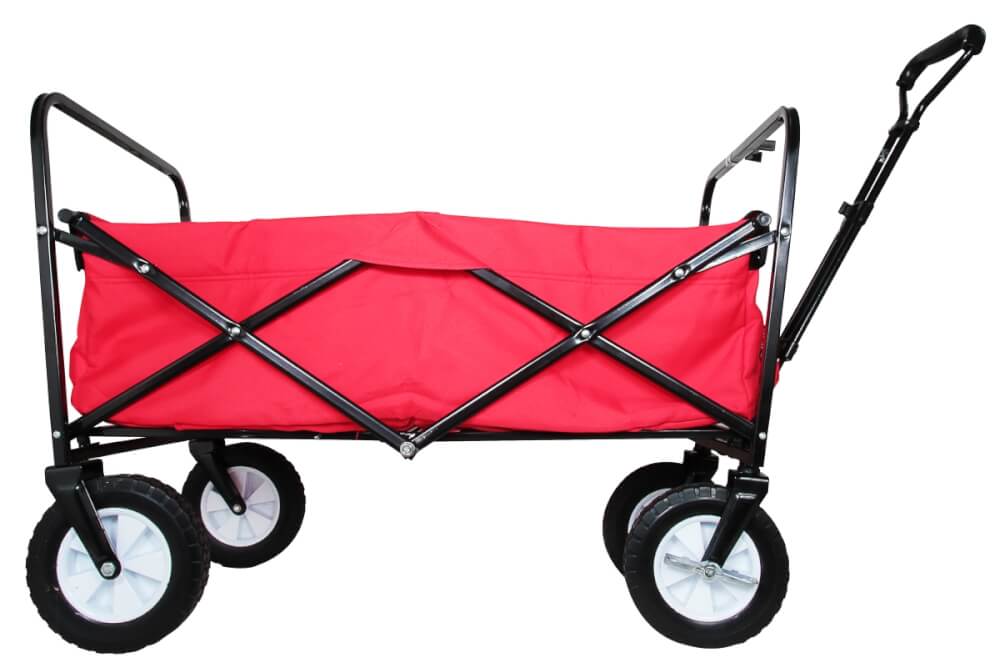 Outdoor active Bollerwagen aus Metall, faltbar