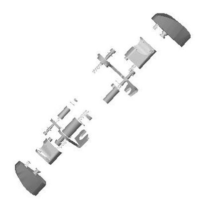 Pare-carter Top Block Kit patins - Gris