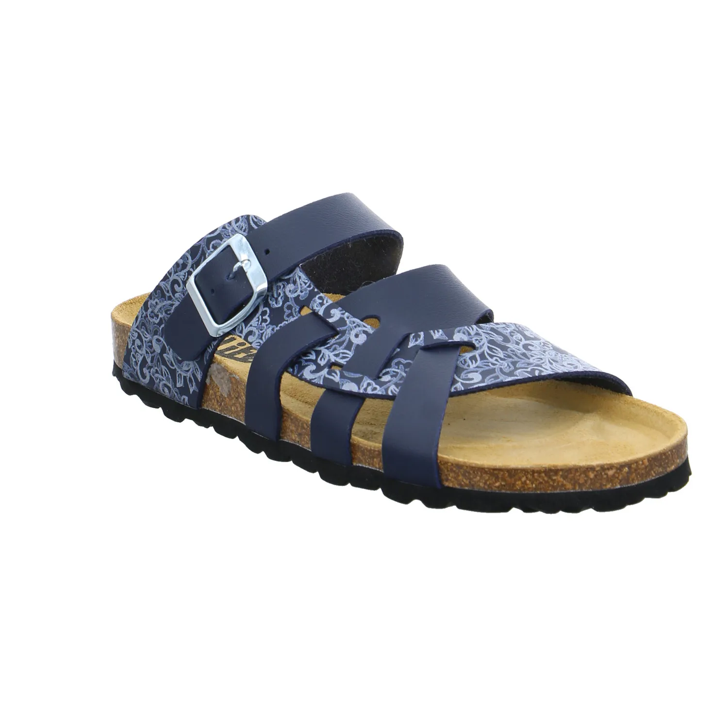 BIOLife Bio-Fussbett Blau Lederimitat  mit Lederfussbett