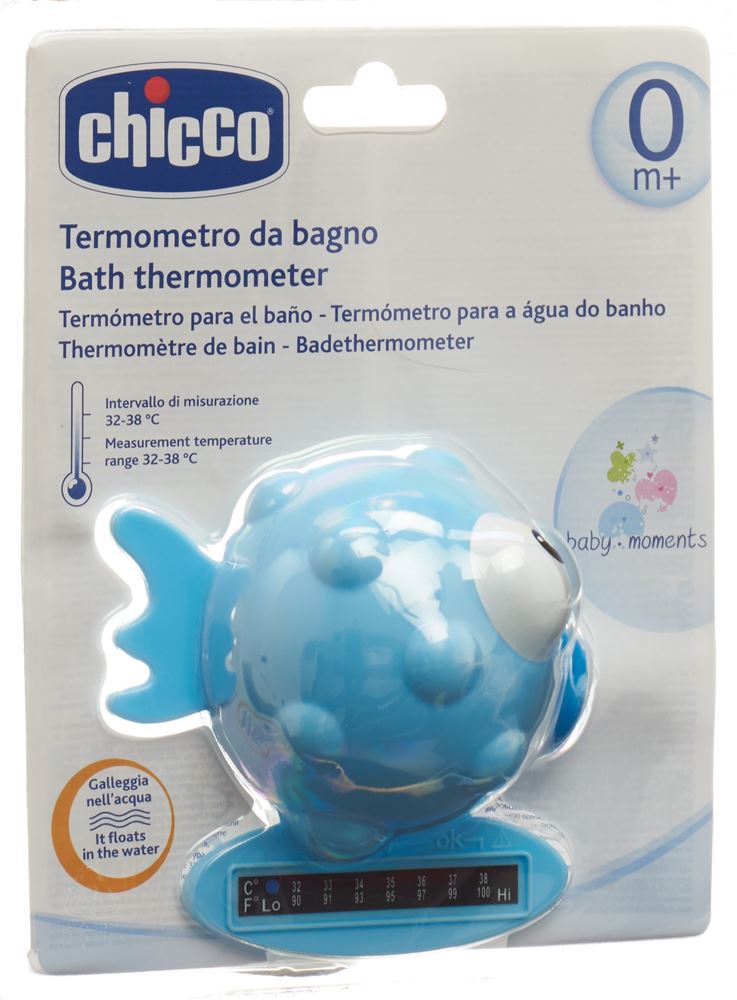 CHICCO Badethermometer Globe Fish light blue 0m  1 Stk