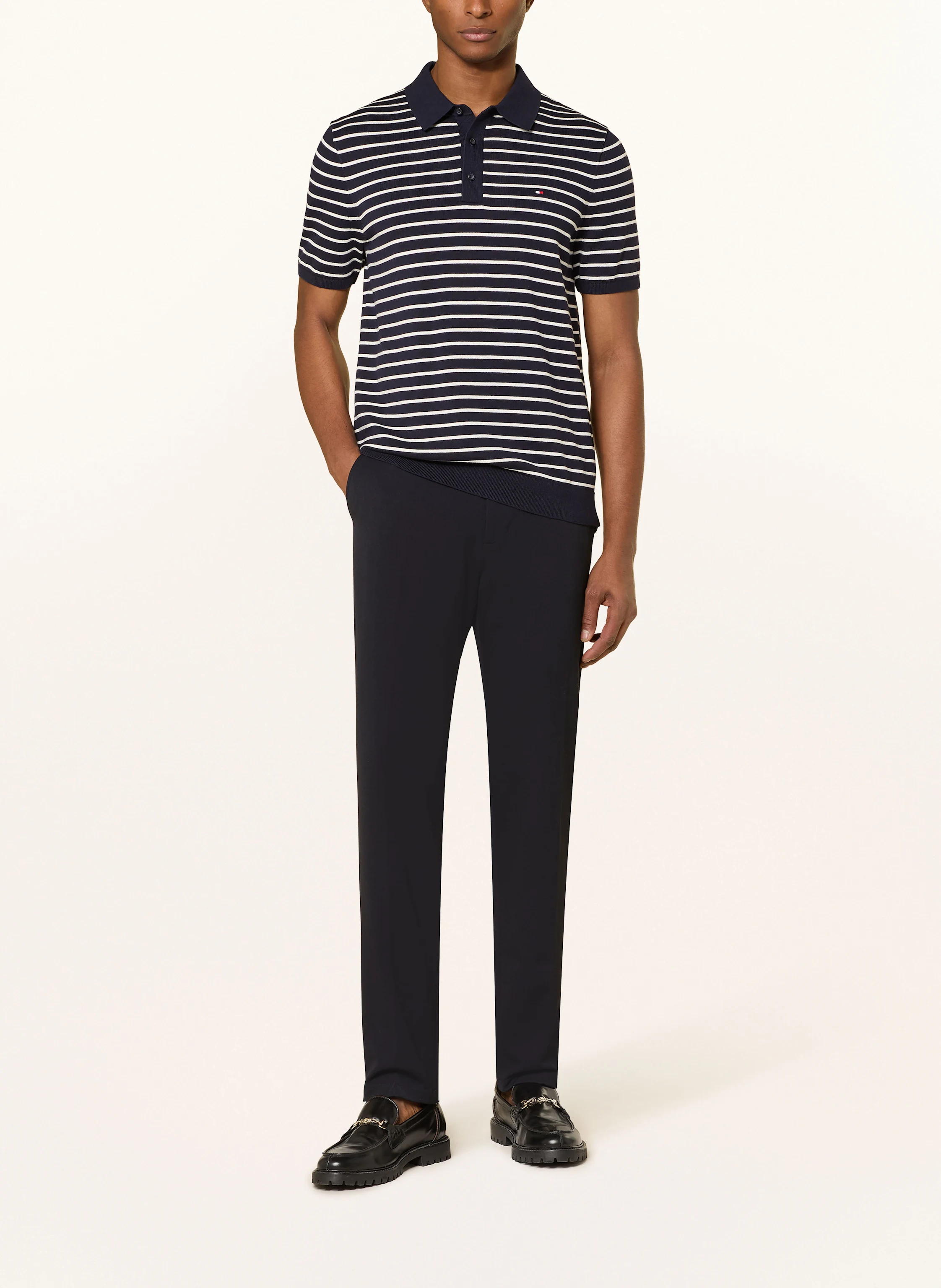 TOMMY HILFIGER Strick-Poloshirt