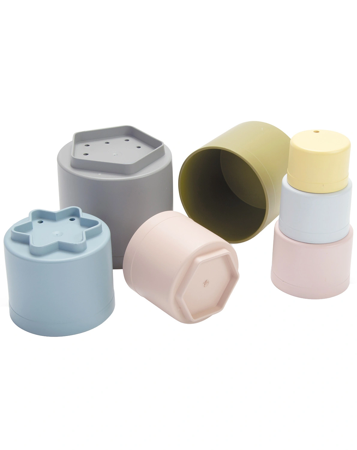 Stapelbecher TINY BIO 7-teilig in bunt