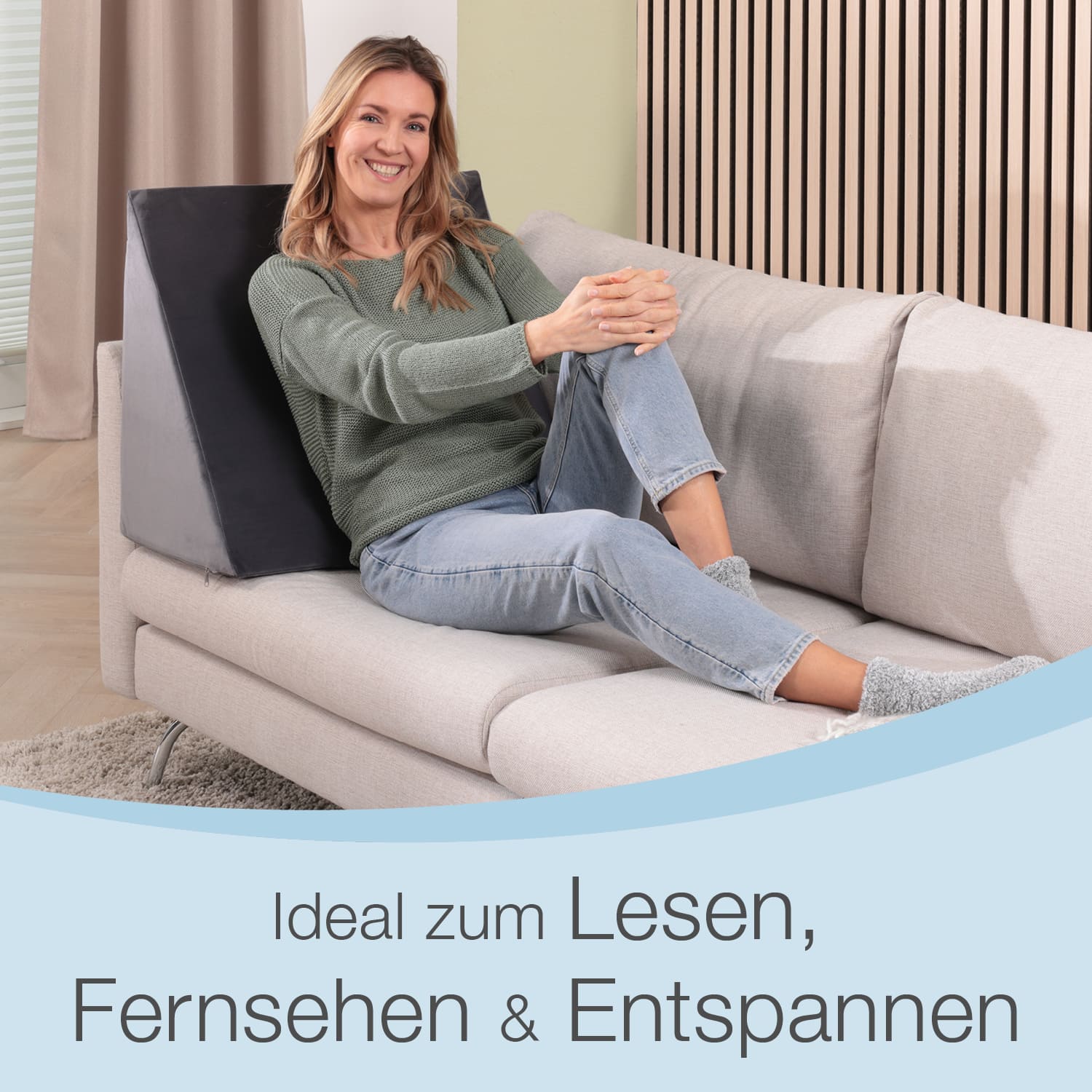 aktivshop Bett und Sofa Keilkissen
