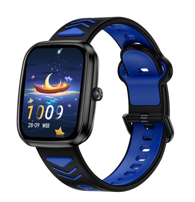 Smartwatch med Bluetooth-opkald og sundhedsovervågning