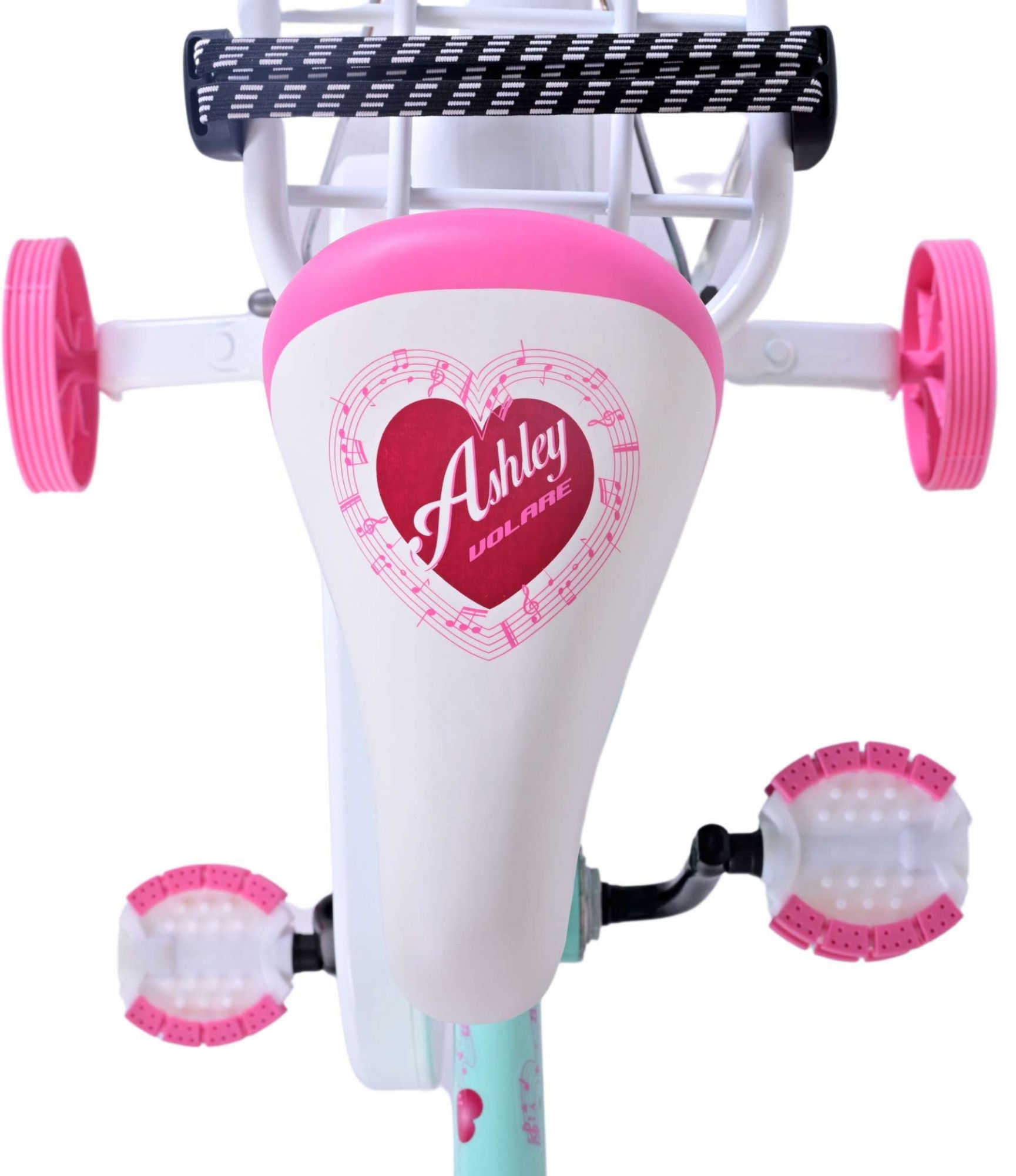 TPFSports Ashley Kinderfahrrad - Mädchen - 14 Zoll - Rücktritt + Handbremse - Weiß